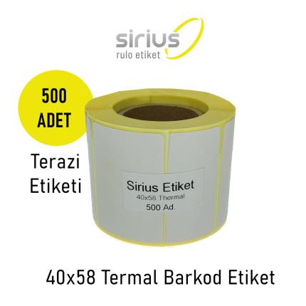 40x58 Termal Etiket ...