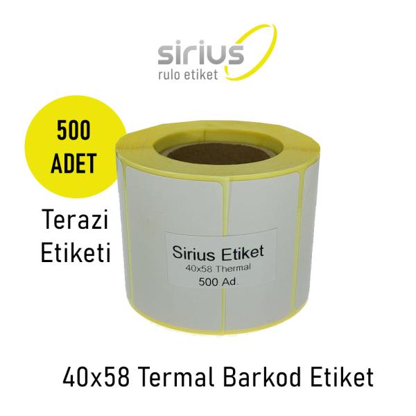 40x58 Termal Etiket 500 lü
